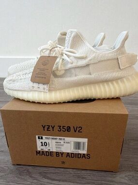 adidas Yeezy Boost 350 V2 HQ6316 Bone White Low Top Men's Sneakers 2022